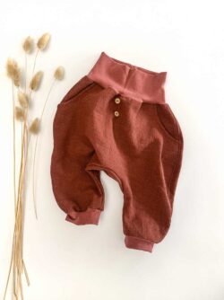 kurze HoseKnickerbocker Baby Kinder Sommerhose aus atmungsaktivem Leinen